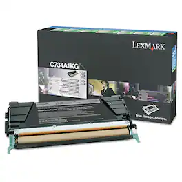 Lexmark - X746H1KG Return Program 12,000 Page-Yield High-Yield Toner - Black