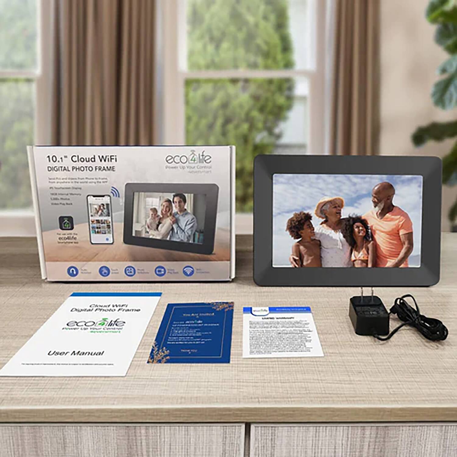 10.1" Cloud WiFi DIGITAL PHOTO FRAME eco life UP Control ecolife CAMNT WAFY Digital Photo Frame eco life User Manual
