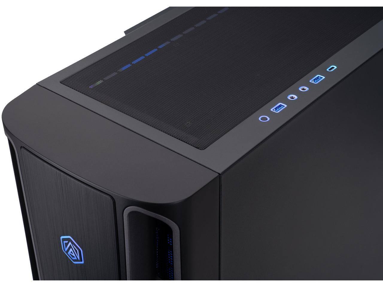 Alt View 4. ADVANCED BATTLESTATIONS - ABS Kaze II Aqua Gaming PC - Windows 11 - Intel Core i9-14900KF - GeForce RTX 5070 Ti 16GB - 32GB DDR5 - 2TB M.2 NVMe - black.