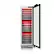 Back. Thor Kitchen - 100 Bottle Tri-Zone Built-In Wine Cooler with Stainless Steel Panels - Stainless Steel.