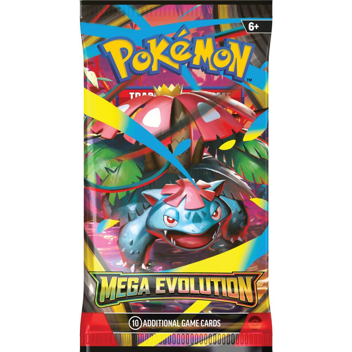 6+ Pokémon™ Trading Card Game  
Mega Evolution  
10 Additional Game Cards