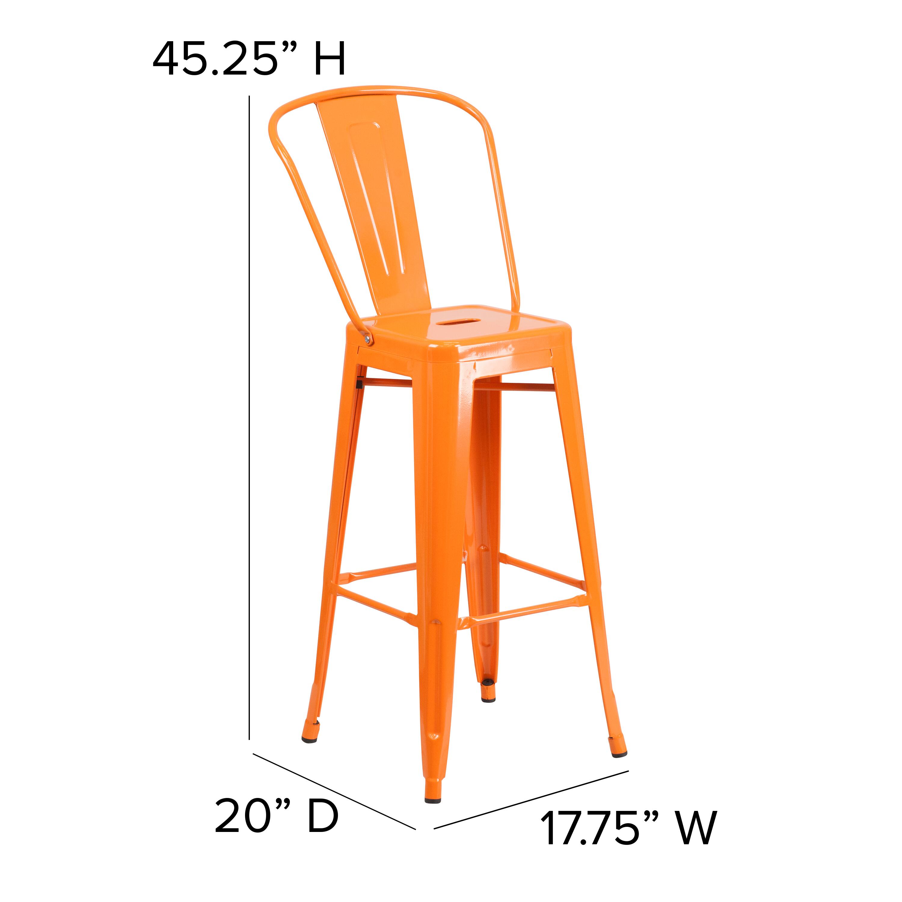 45.25" H  
20" D  
17.75" W
