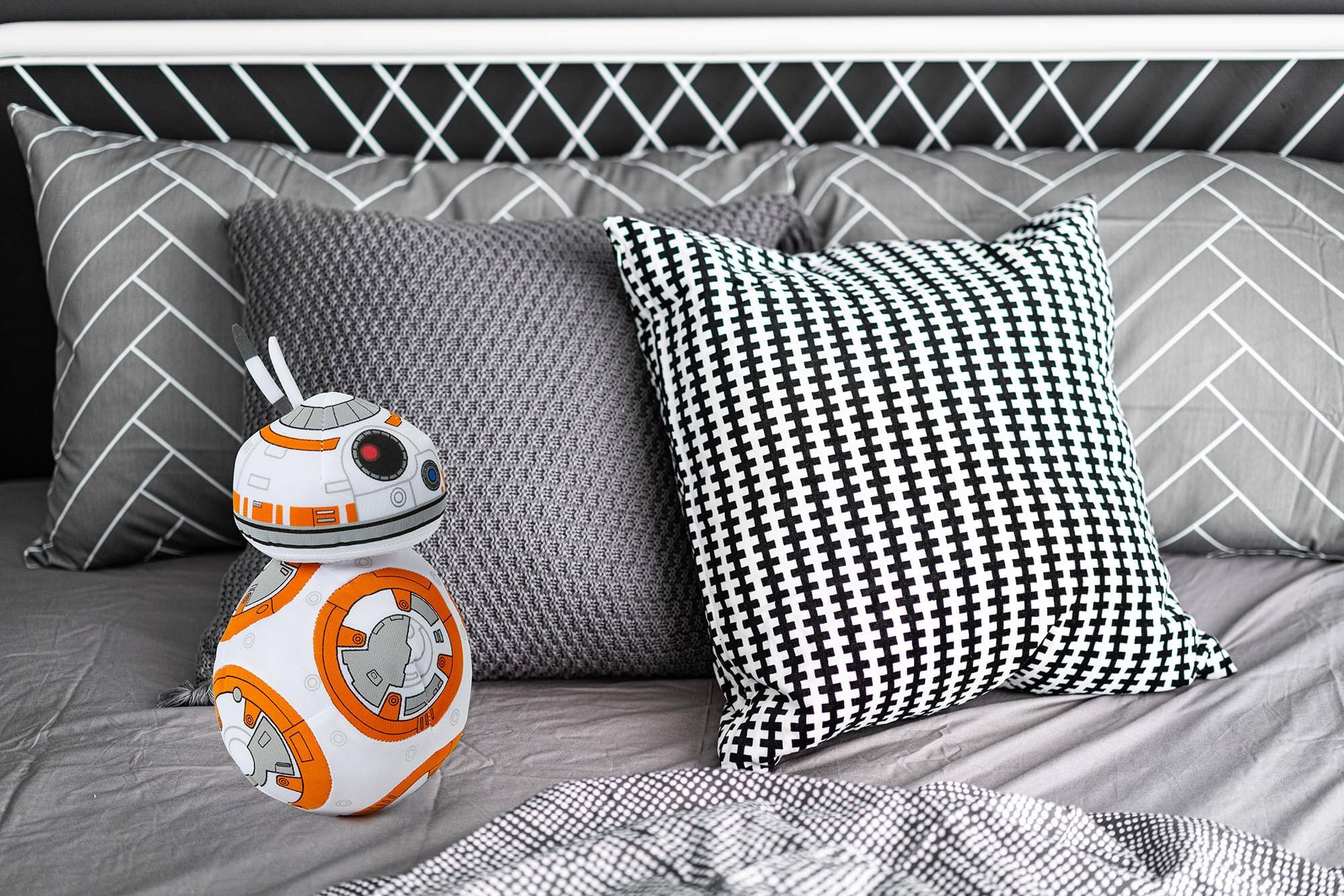 Alt View 3. Star Wars - Stuffed Star Wars Plush Toy - 9" Talking BB8 Doll - Orange.