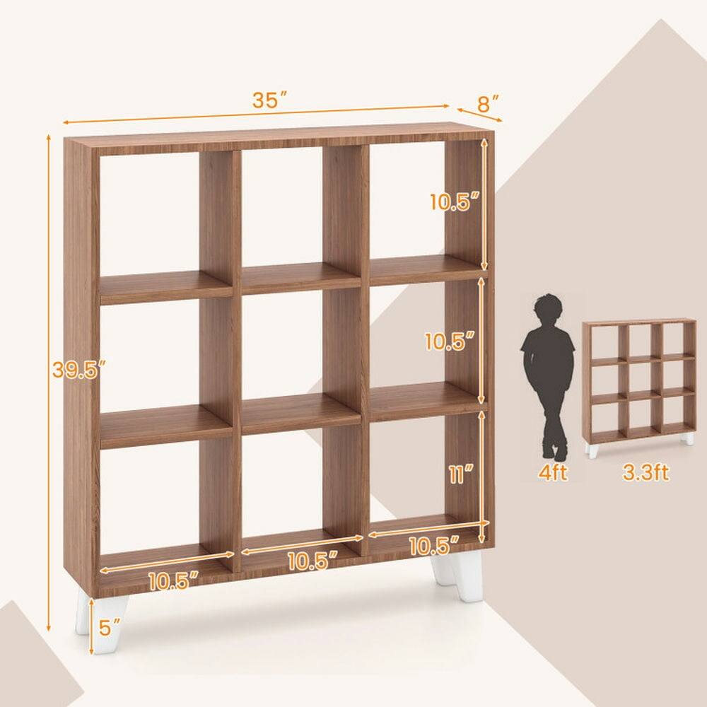 35" x 8" x 39.5"  
10.5" (depth) x 10.5" (height) x 10.5" (width)  
5" (base height)  
4ft (height)  
3.3ft (smaller unit height)