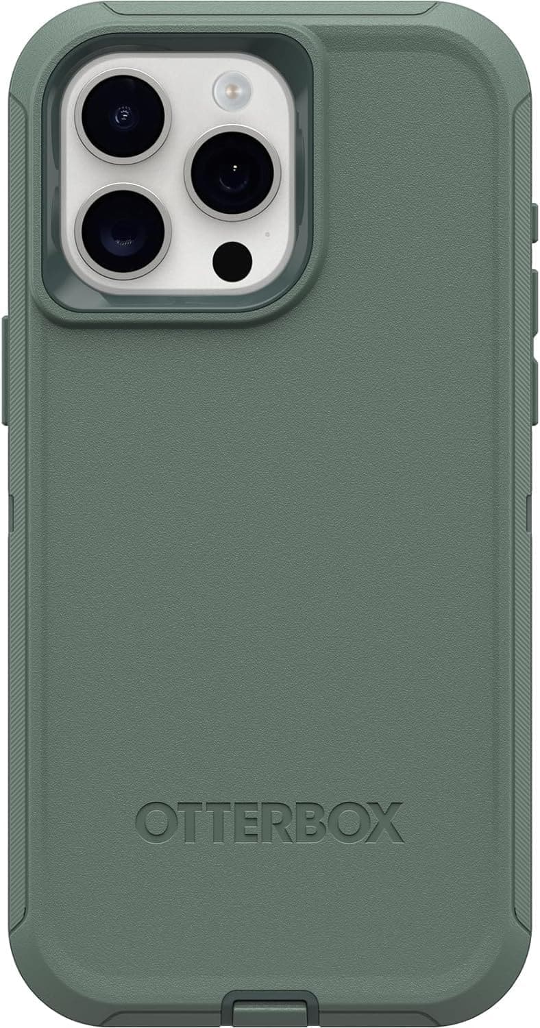 OtterBox - Defender Series Hard Shell For Apple iPhone 15 Pro Max - Forest Ranger (Green) price history on PriceWatchPro