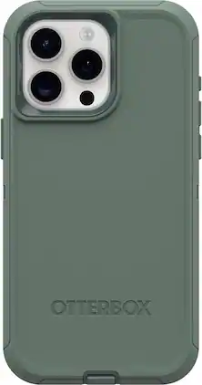 OtterBox - Defender Series Hard Shell For Apple iPhone 15 Pro Max - Forest Ranger (Green)