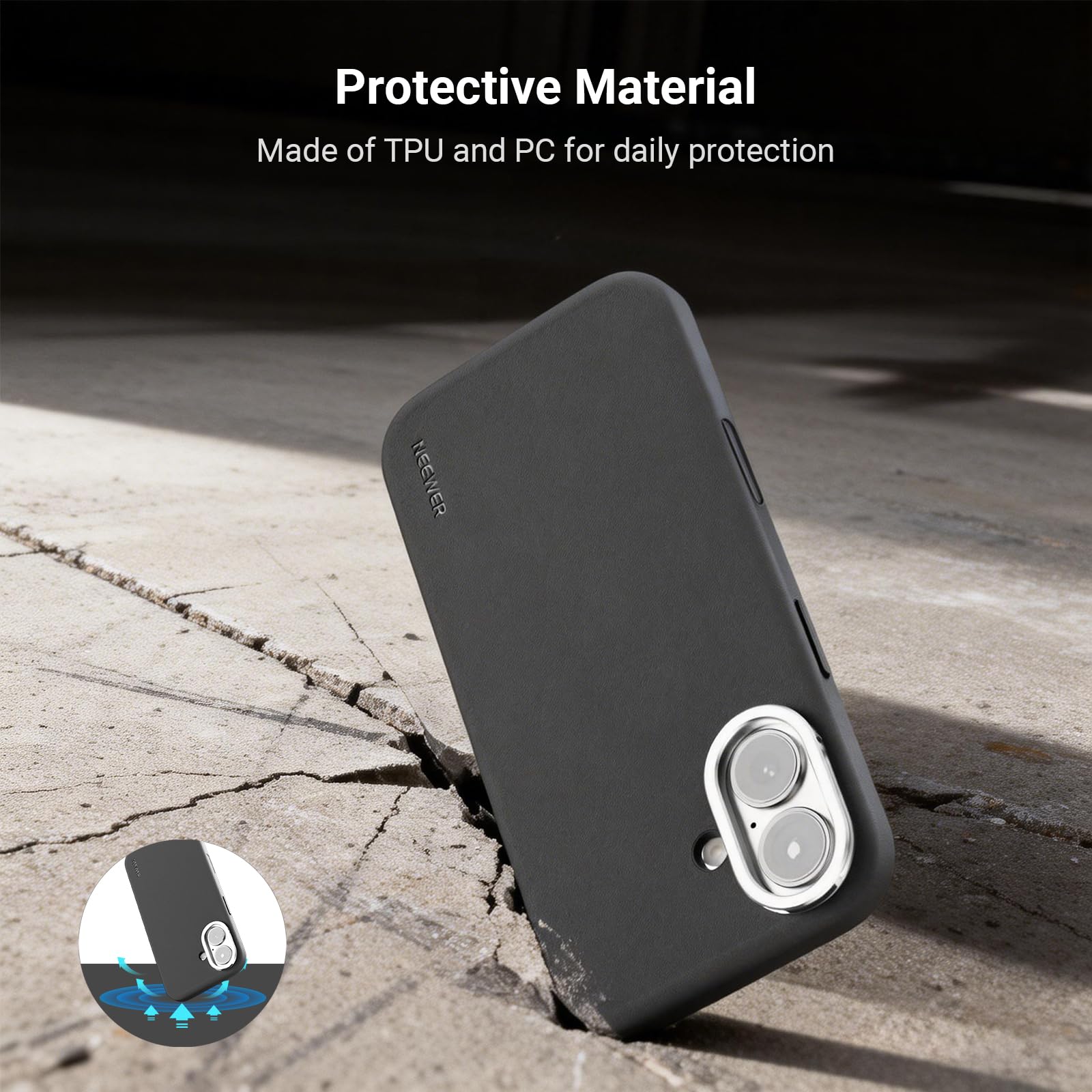 Protective Material  
Made of TPU and PC for daily protection  
NEEWER