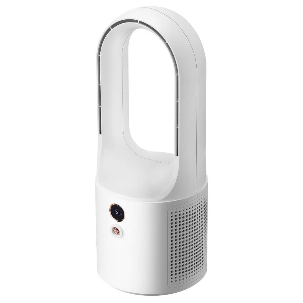 Front. Loheer - Loheer Bladeless Desk Fan 12.99 Inch Portable Tower Fan USB Rechargeable Quiet Cooling Office Bedroom.