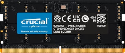 Crucial 32GB 262 Pin DDR5 SO DIMM DDR5 5600 Laptop Memory Model Crucial 32GB 262 Pin DDR5 SO DIMM DDR5 5600 Laptop Memory Model