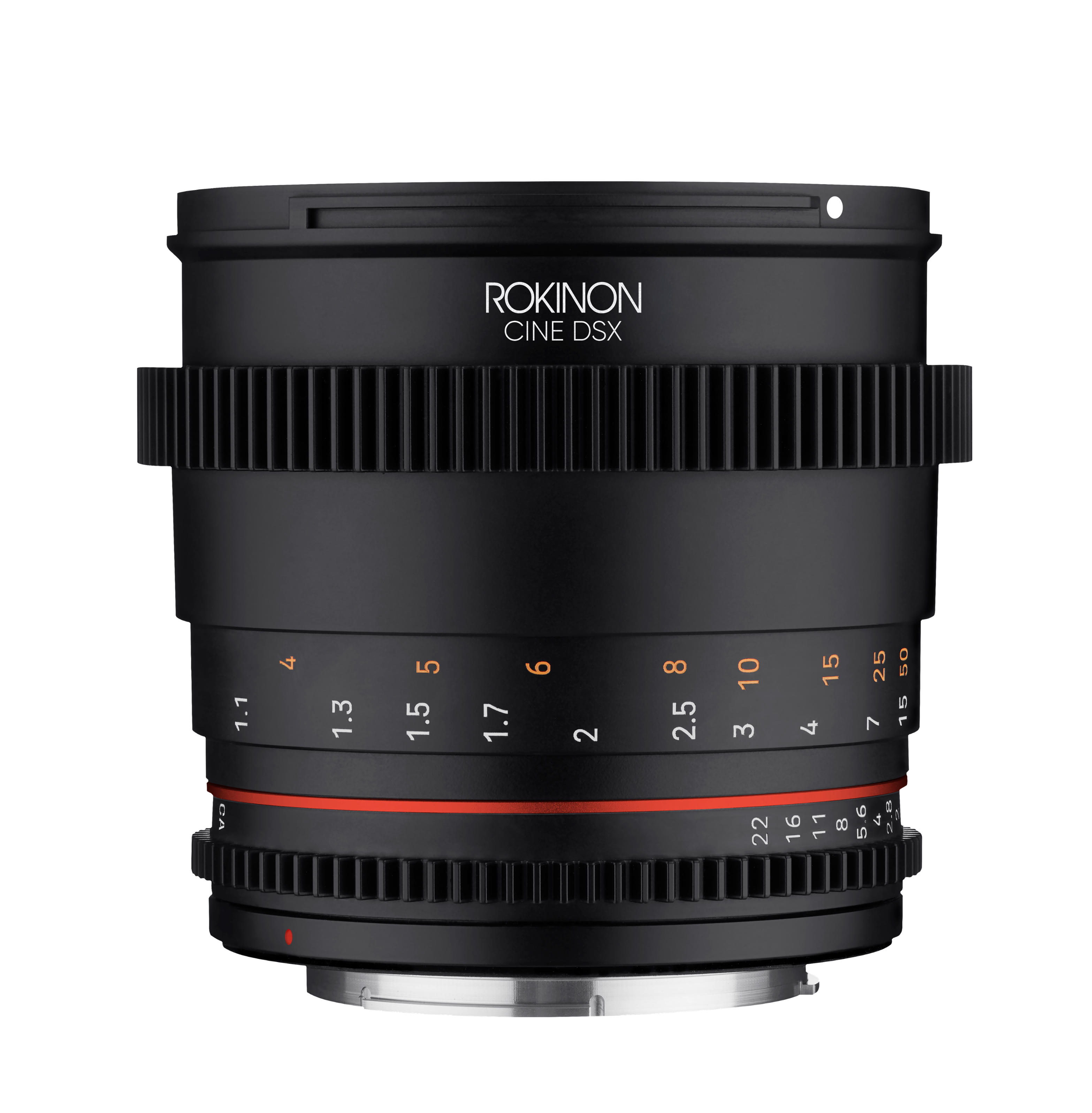 Rokinon - CINE DSX 85mm T1.5 Cinema Lens for Canon EF - Black - Front_Zoom