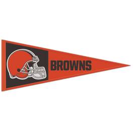 WinCraft - Cleveland Browns 13" x 32" Retro Logo Wool Pennant - Multicolor