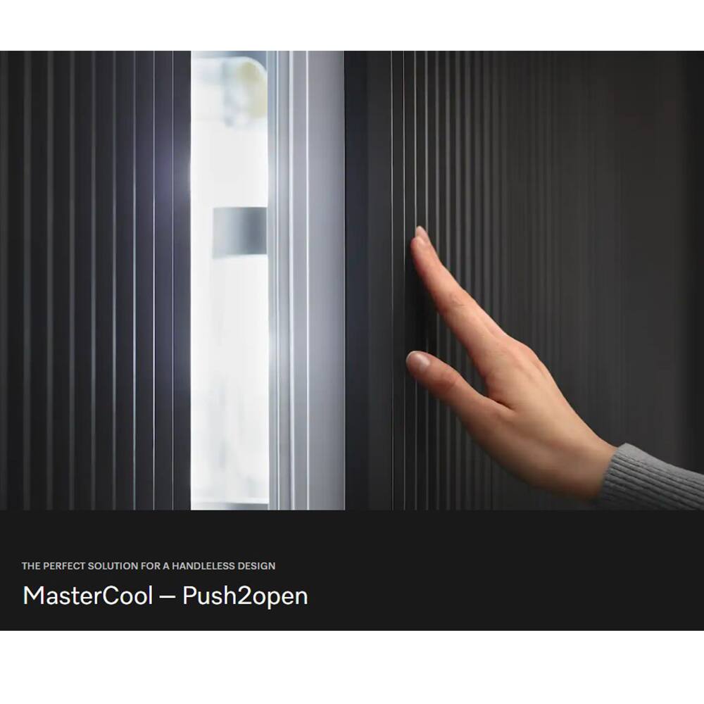 THE PERFECT SOLUTION FOR A HANDLELESS DESIGN  
MasterCool — Push2open