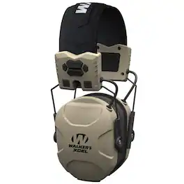 Walker’s - Walker's - XCEL 100 Advanced Digital Electronic Muffs with Voice Clarity - Beige