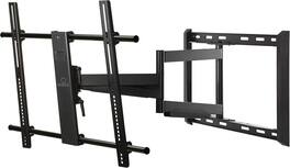 Walts TV - Large/Extra Large Full Motion Mount for 43"-90" Compatible TVs - Black