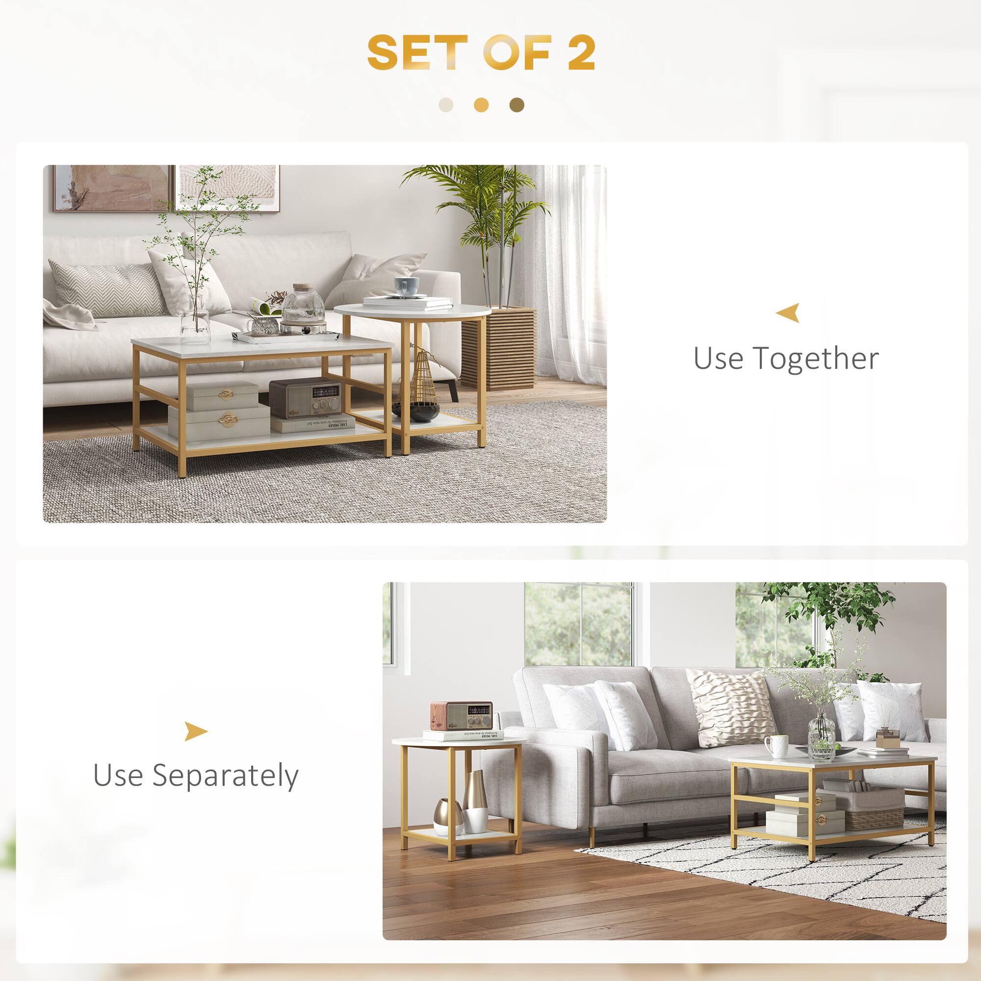 SET OF 2

Use Together

Use Separately