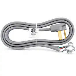 Equator - 30A 6 ft 3-Prong Dryer Power Cord Grey