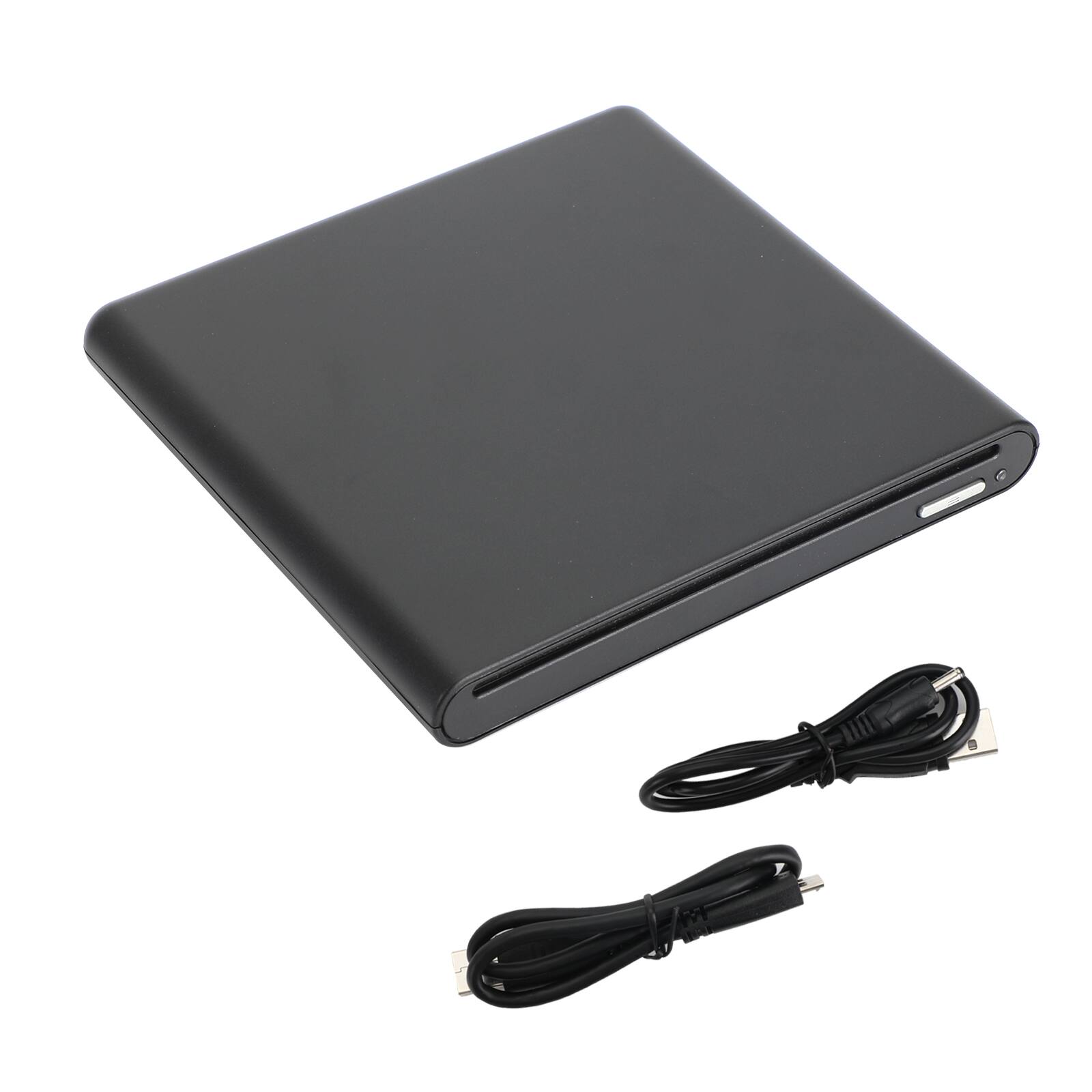 Alt View 4. Topteng - 6X USB 3.0 External Blu-ray Burner - Slot-in BD/DVD/CD RW Writer, Plug & Play, 3D Playback for Laptop & Mac - Black.