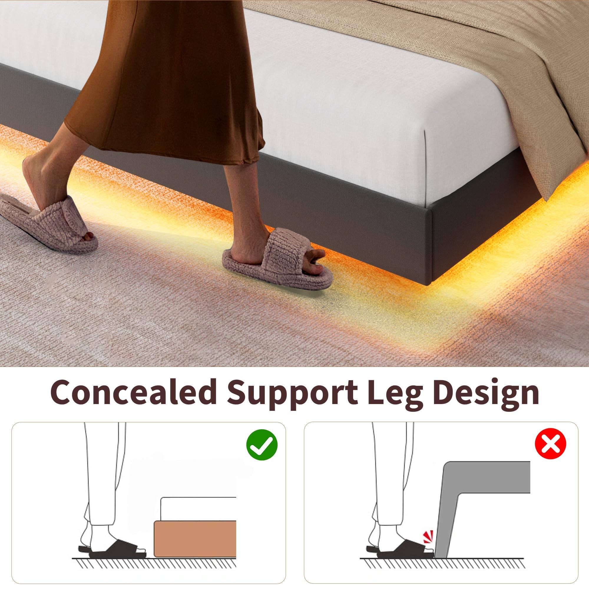 Concealed Support Leg Design
