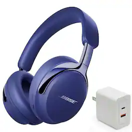 Bundle - Bose - QuietComfort Ultra Bluetooth Headphones (2nd Gen) with Fast Charger, Noise Cancelling - Midnight Violet