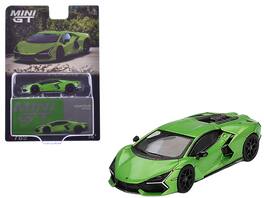 Lamborghini Revuelto Verde Selvans Metallic Limited Edition 1/64 Diecast Model Car by Mini GT - Green