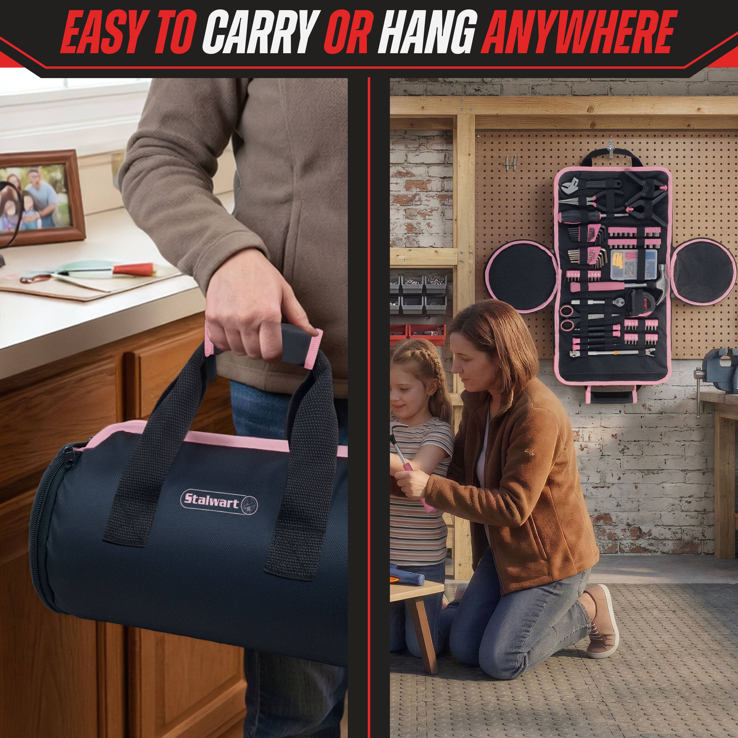 EASY TO CARRY OR HANG ANYWHERE

Stalwart