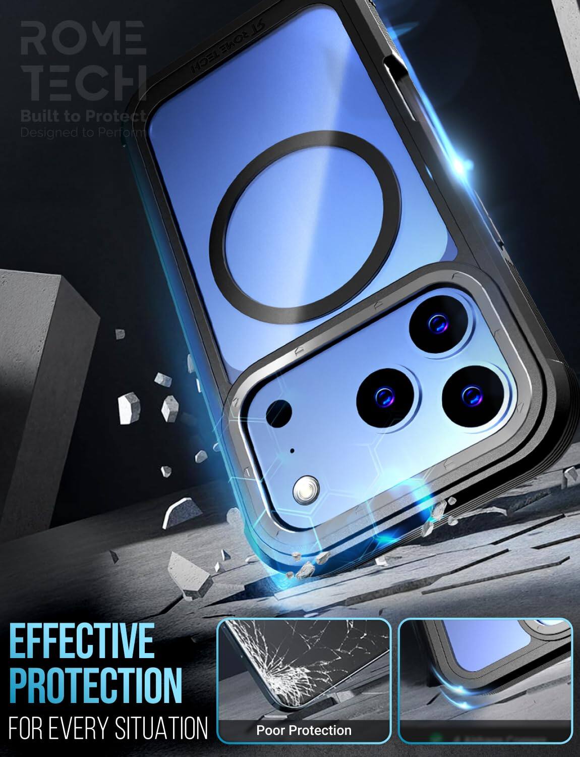 ROME TECH  
Built to Protect  
Designed to Perform  

EFFECTIVE PROTECTION FOR EVERY SITUATION  

Poor Protection