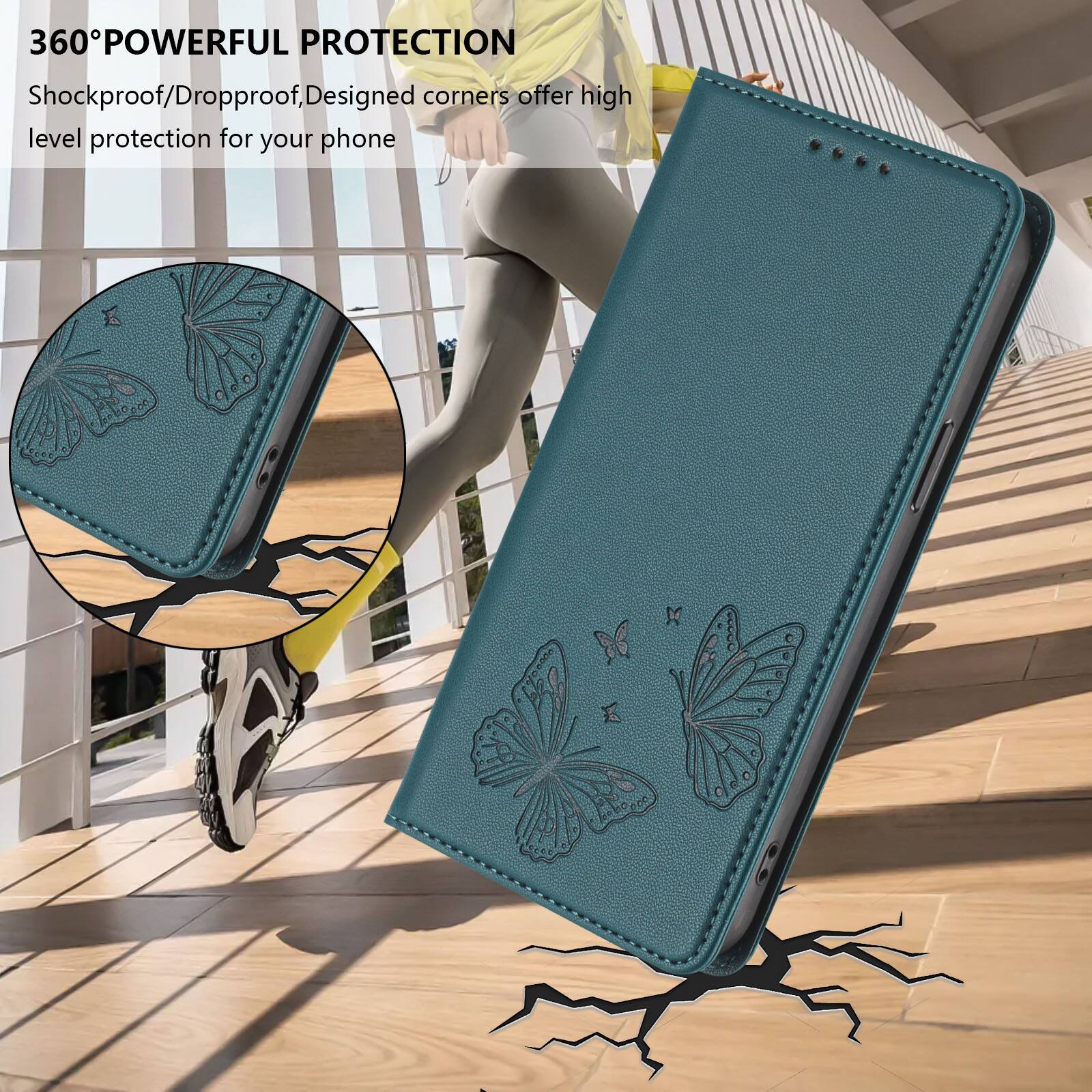 360° POWERFUL PROTECTION  
Shockproof/Dropproof, Designed corners offer high level protection for your phone