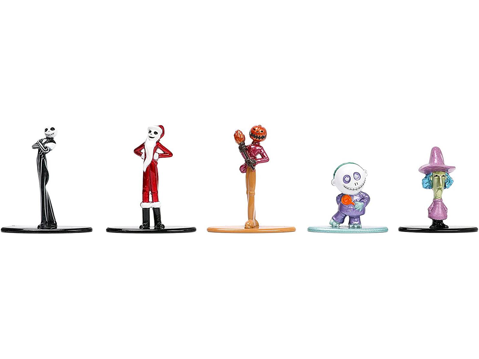 Alt View 3. Jada - Tim Burton's "The Nightmare Before Christmas" Set of 18 Figurines "Nano Metalfigs" Series Models by Jada.