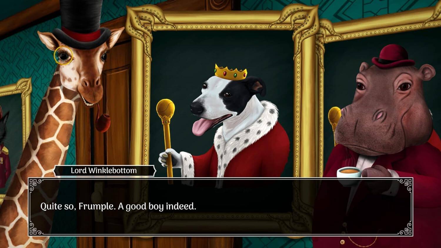 Lord Winklebottom  
Quite so, Frumple. A good boy indeed.