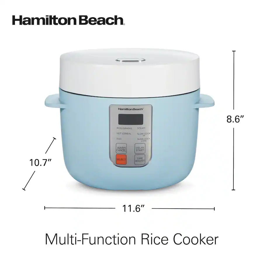 Blue Rice Hot Pot Hamilton Beach Multi Function Rice Cooker Blue - Best Buy