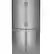 Front. GE Profile - 28.3 Cu. Ft. 4-Door French Door Smart Refrigerator with Dual-Dispense AutoFill Pitcher - Stainless Steel.