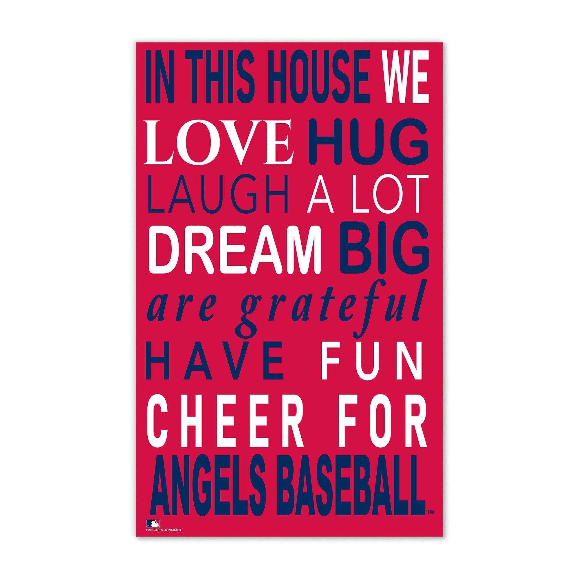 Los Angeles Angels 11" x 19" Briteline In This House Sign