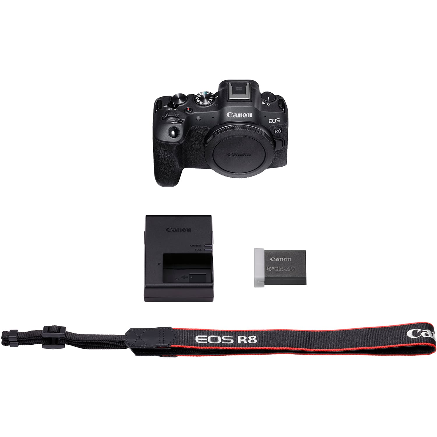 Canon EOS R8 Full Frame Mirrorless Camera Body + Microphone