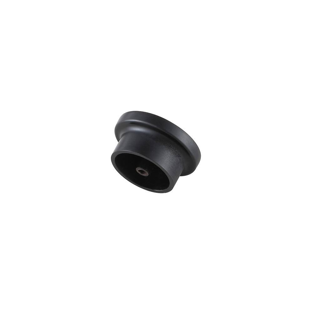 Left. Elegant Decor - Trovon 1.6" Diameter Oil-rubbed Bronze Oversize Round Knob Multipack (Set of 10) - Oil-Rubbed Bronze.