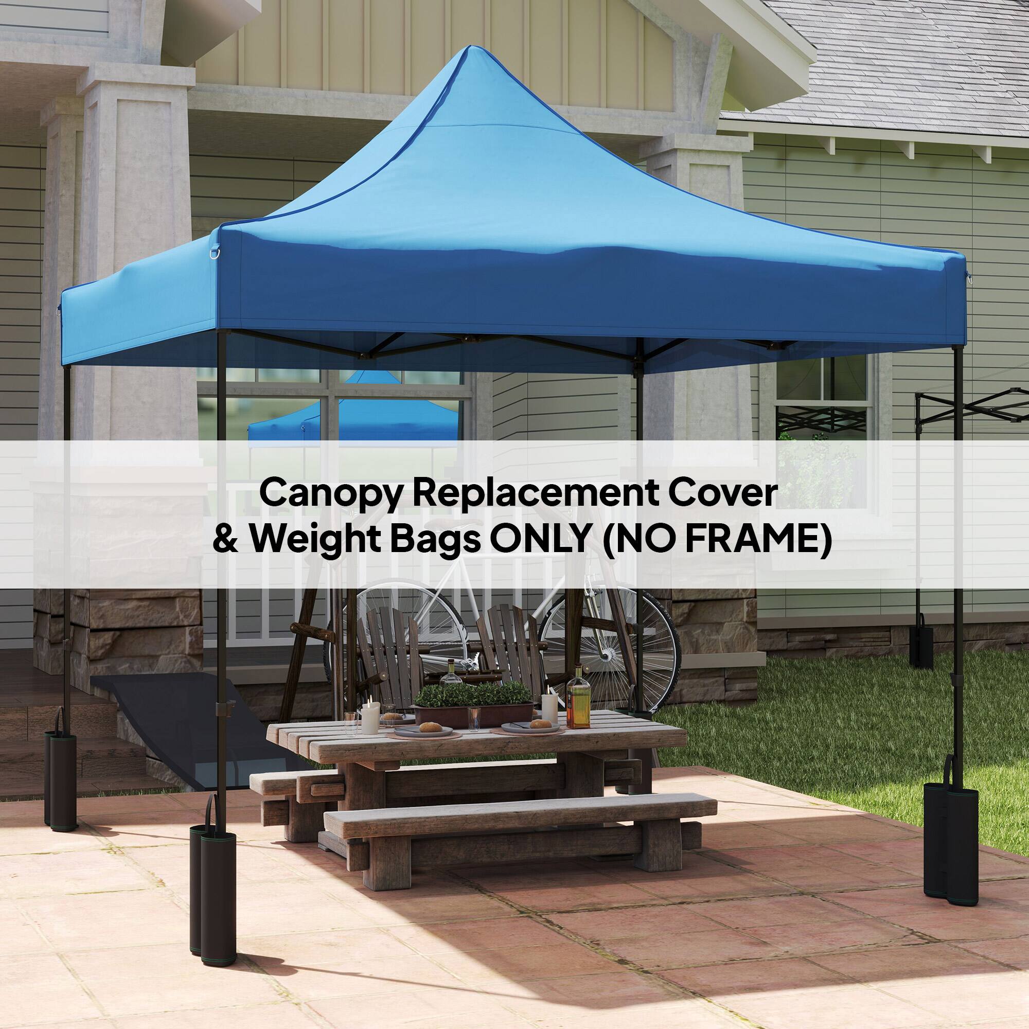 Canopy Replacement Cover & Weight Bags ONLY (NO FRAME)