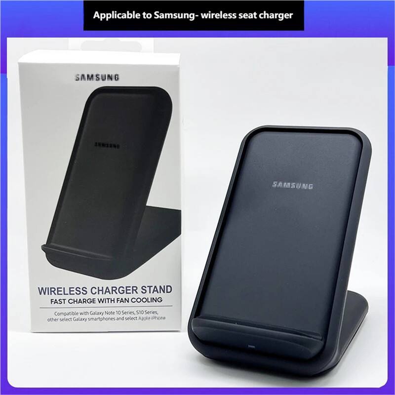 Applicable to Samsung wireless seat charger

SAMSUNG WIRELESS CHARGER STAND FAST CHARGE WITH FAN COOLING

Compatible with Galaxy Note 10 Series, S10 Series, other select Galaxy smartphones and select Agole Phora