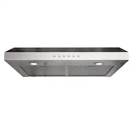 Onefly - 30 inches - Externally Vented - Under cabinet Range Hood - Silver