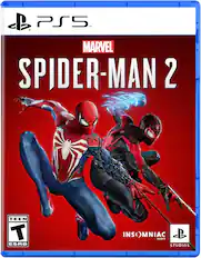 PS5 TM MARVEL SPIDER-MAN 2 TEEN T ESRB INSOMNIAC GAMES STUDIOS