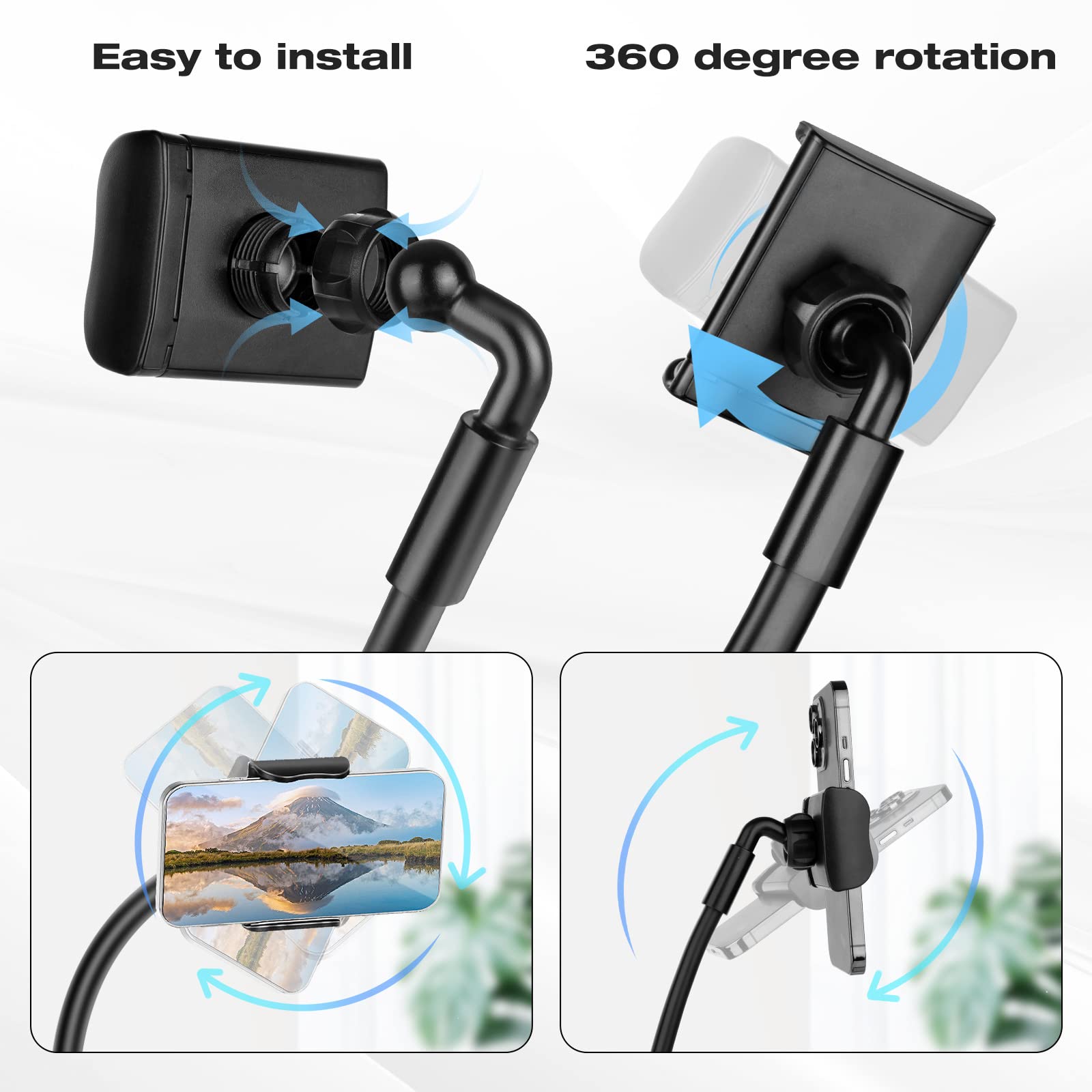 Easy to install

360 degree rotation