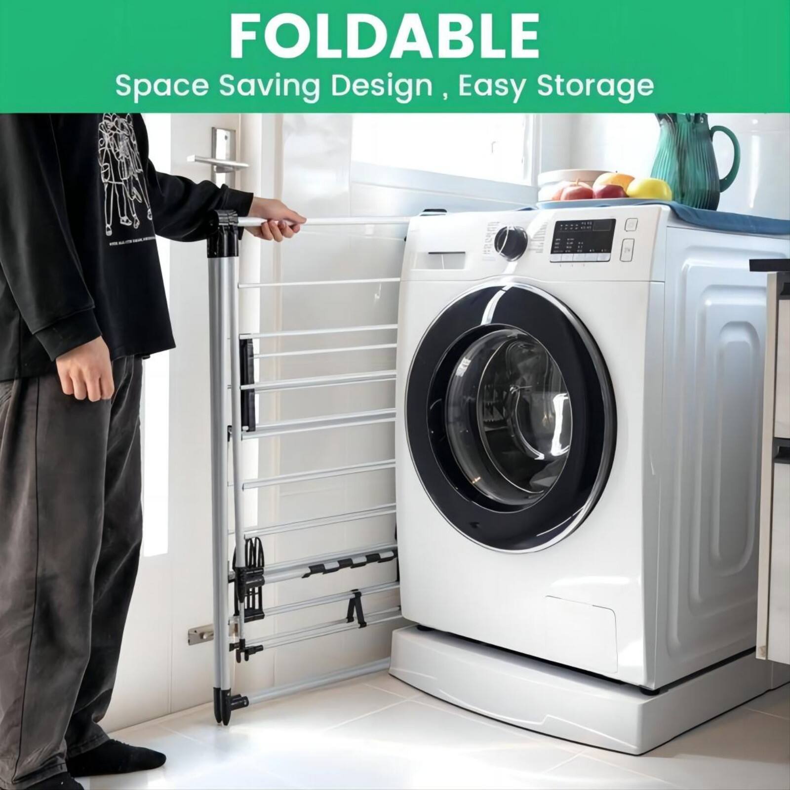 FOLDABLE  
Space Saving Design, Easy Storage