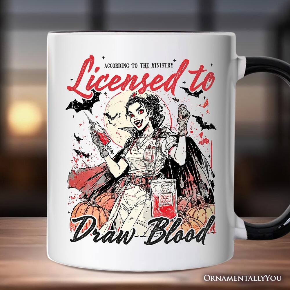 According to the Ministry  
Licensed to  
Draw Blood  

ORNAMENTALLYOU