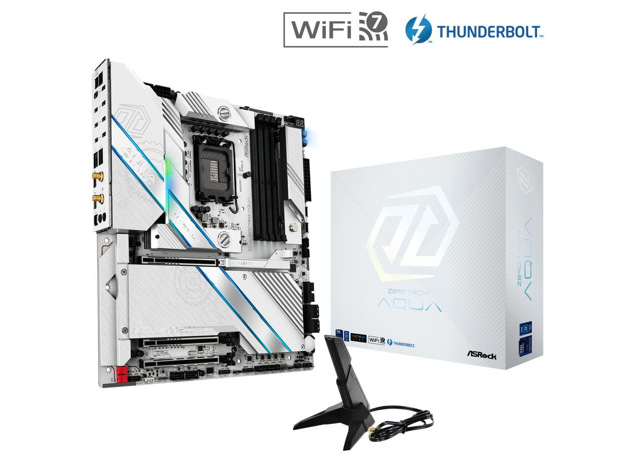 Z890 TAICHI AQUA
ASRock
WIFI 7
THUNDERBOLT™