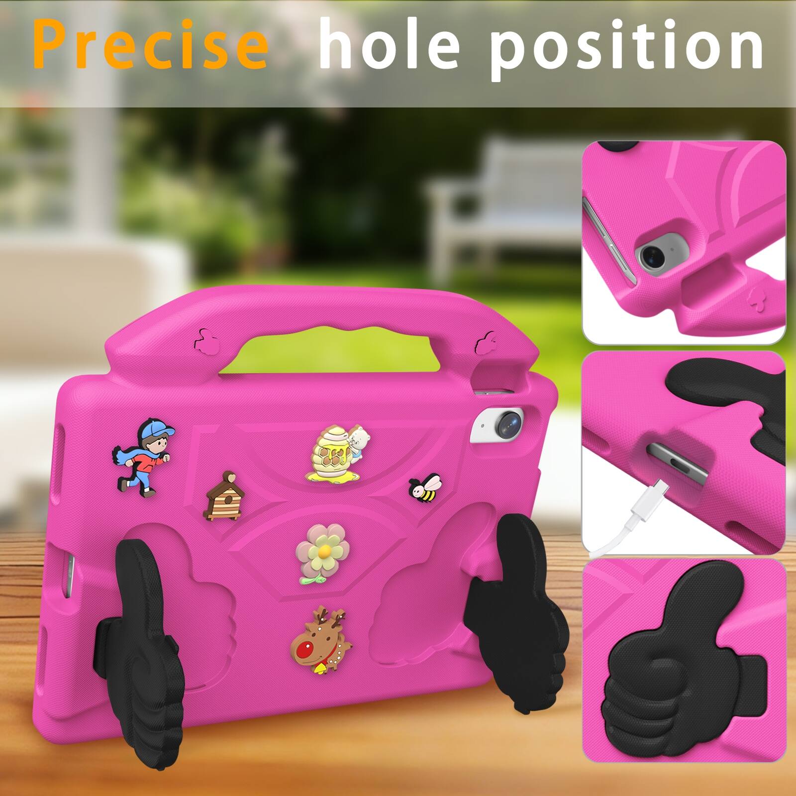Precise hole position