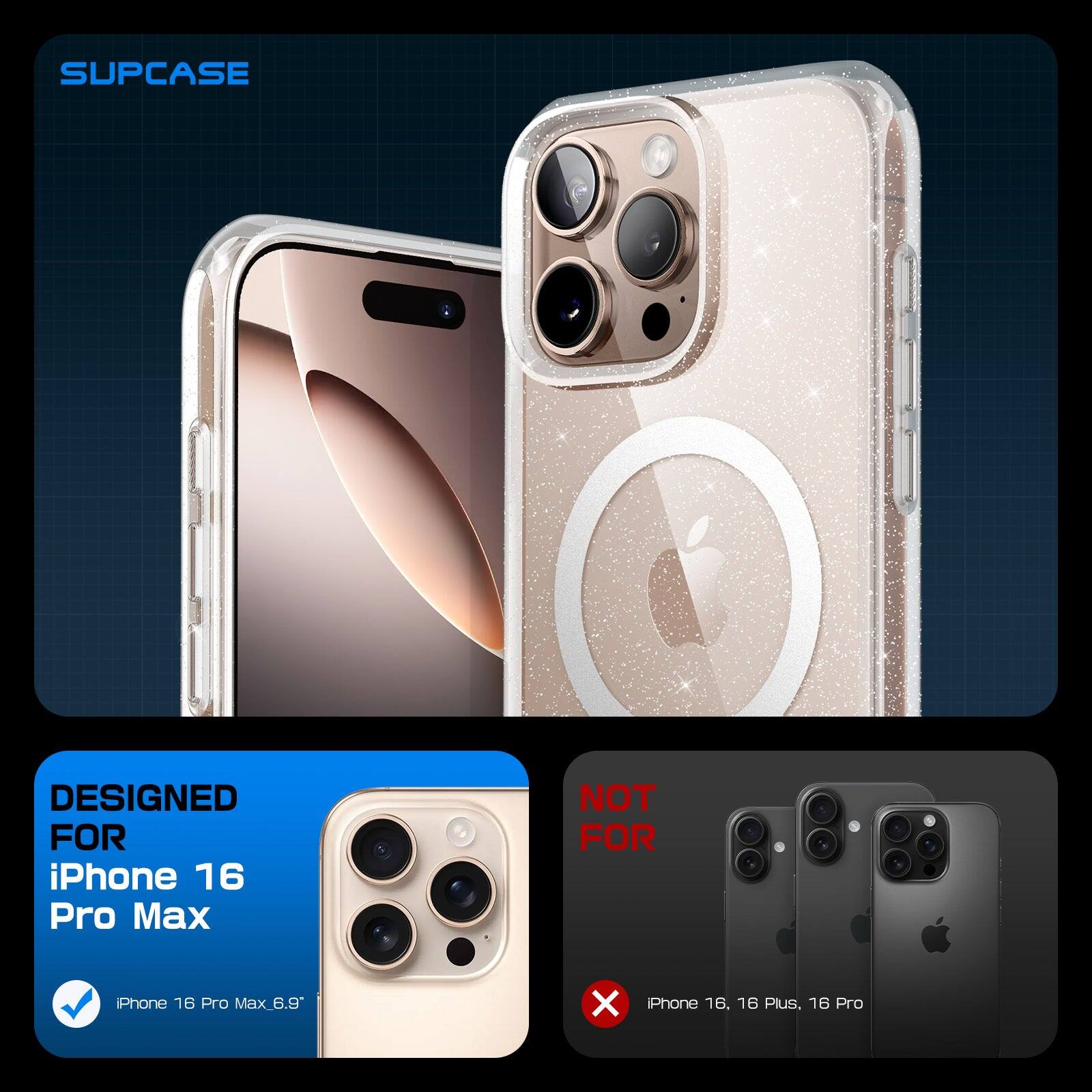 SUPCASE DESIGNED FOR iPhone 16 Pro Max NOT FOR iPhone 16, 16 Plus, 16 Pro