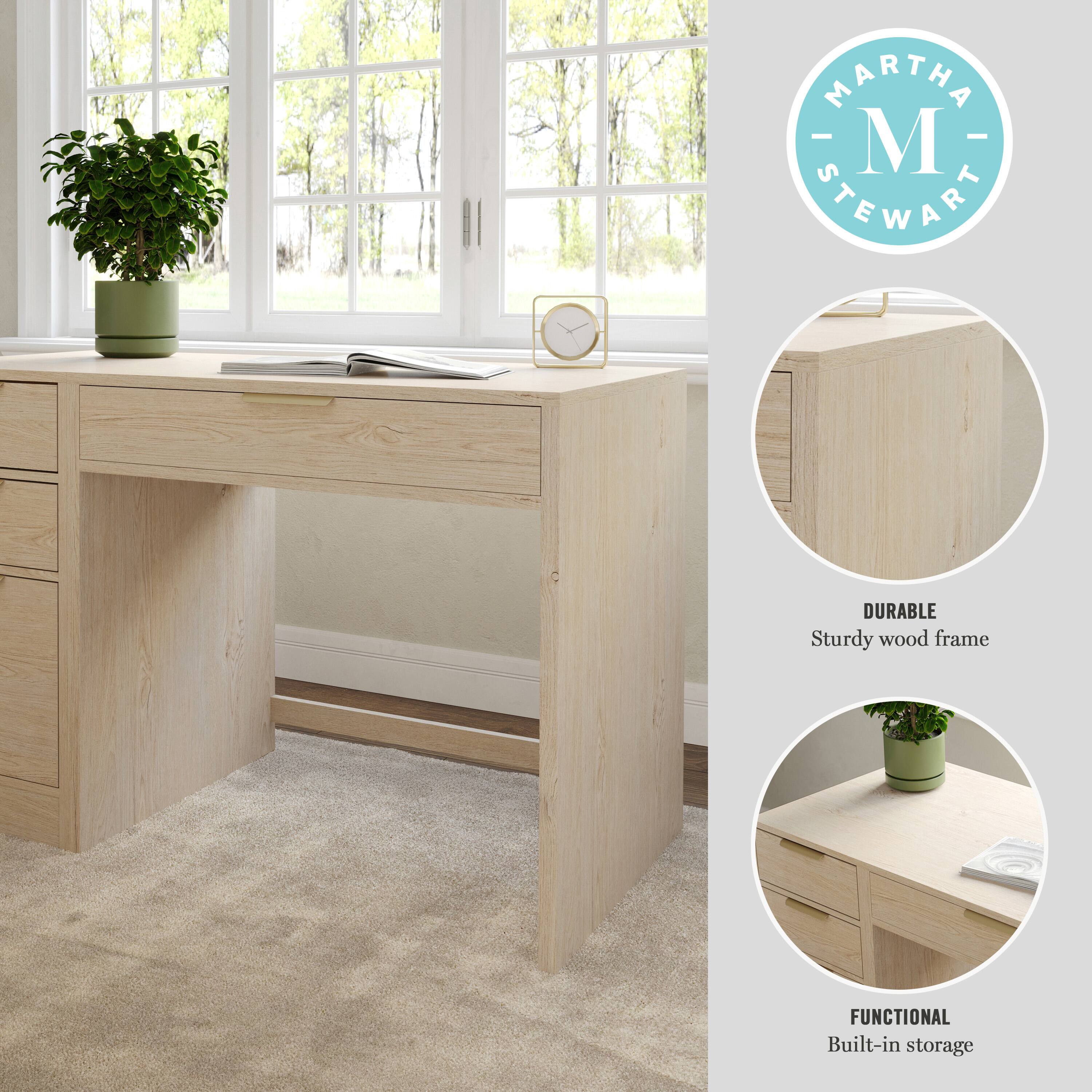 MARTHA STEWART DURABLE Sturdy wood frame FUNCTIONAL Built-in storage