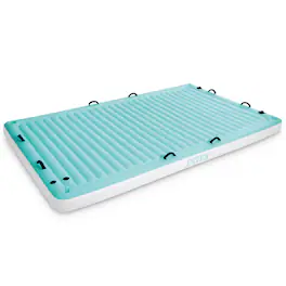Intex - Intex: Floating Water Lounge - Teal & White Water & Pool Float, 122” x72”x7”