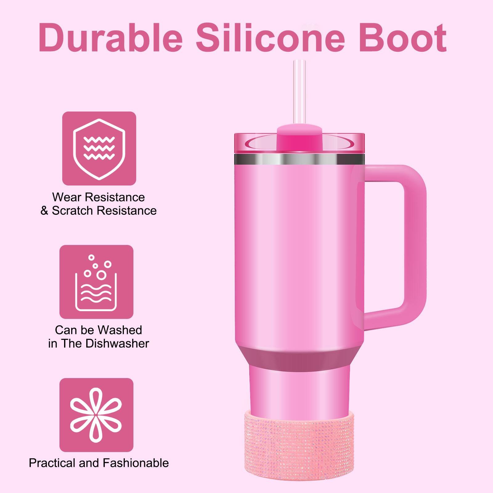 Durable Silicone Boot

- Wear Resistance & Scratch Resistance
- Can be Washed in The Dishwasher
- Practical and Fashionable