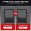 SYMMETRICAL HOLDER POSITION Suitable for both left-handed & right-handed players. OR Installed on the Left Right