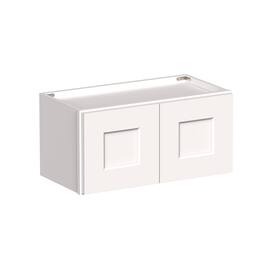 Boyel Living - 24-in W x 12-in H x 12-in D Shaker RTA Kitchen Wall Cabinet with Soft-Close - White Shaker