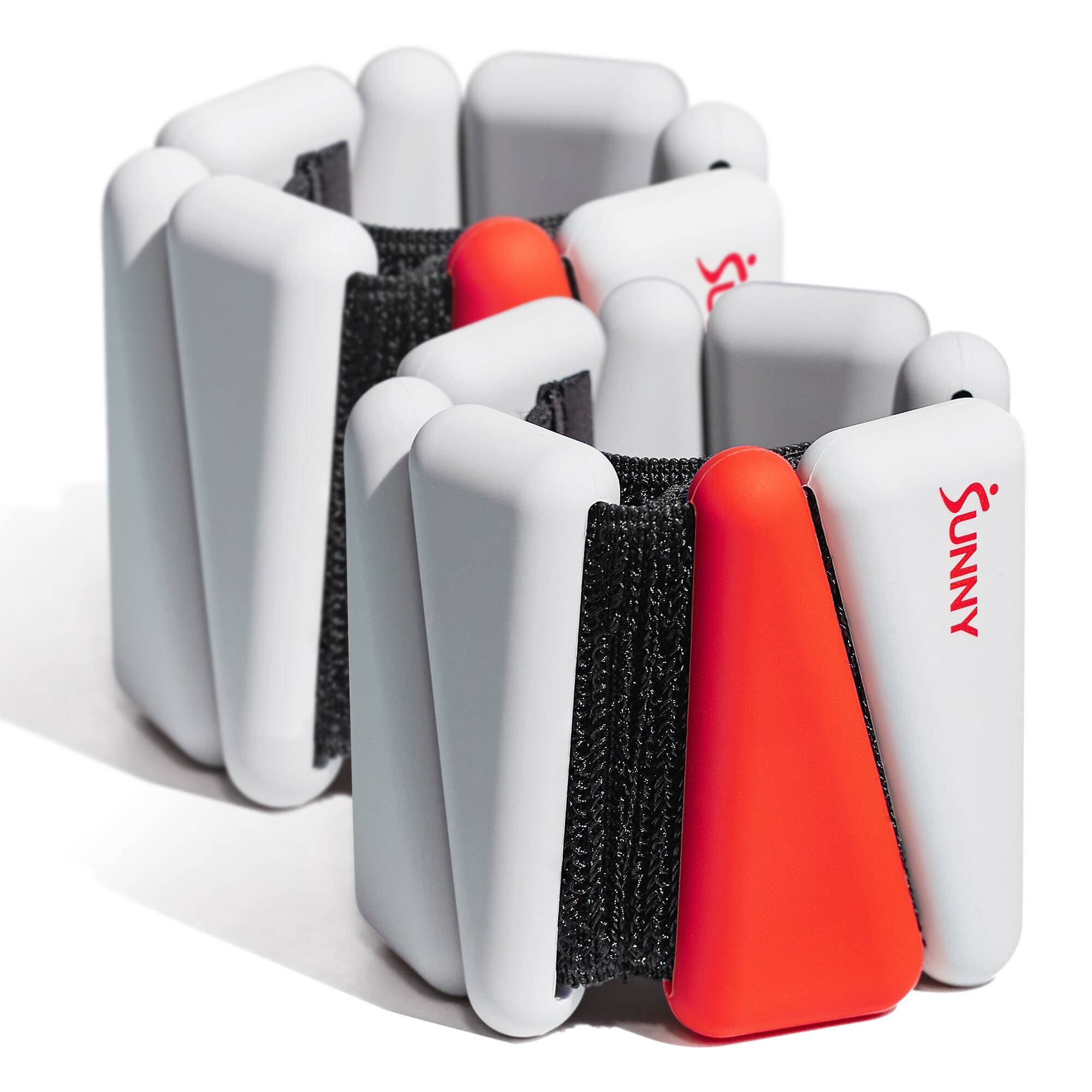 Alt View 3. Sunny Health & Fitness - Adjustable Wrist Weights 1-Pound (Pair) - Black.